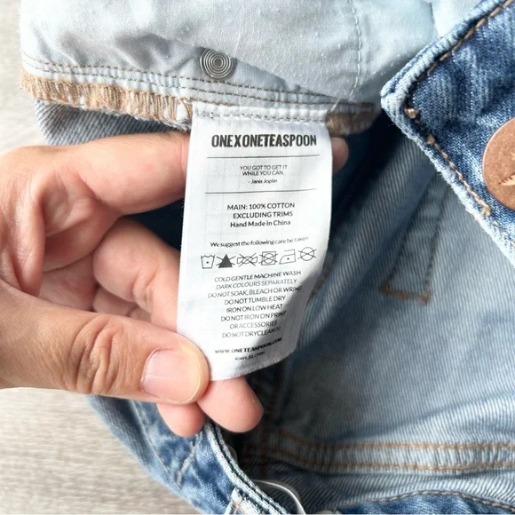 One Teaspoon Lonely Boys Distressed Jeans in Blue Buoy - Picture 10 of 16